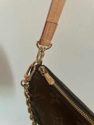 Bolso de mano Louis Vuitton Marrón Dorado