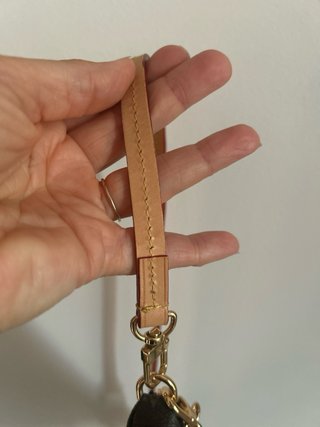 Bolso de mano Louis Vuitton Marrón Dorado
