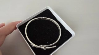 Pulsera Plata Mujer Diseño Hebilla