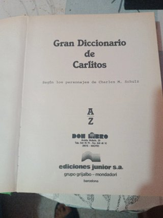 Gran diccionario de Carlitos según los personaj...