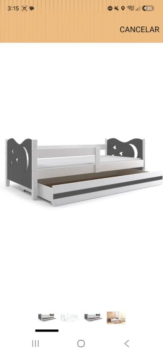 Cama Infantil Interbeds Noel 160x80 + Colchón