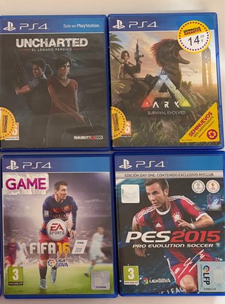 Lote 8 Juegos PS4