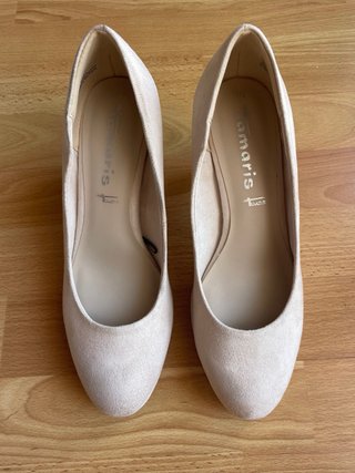 Tamaris Zapatos de tacón plataforma nude