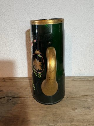 CARAFFA E BICCHIERI IN CRISTALLO ANTICO