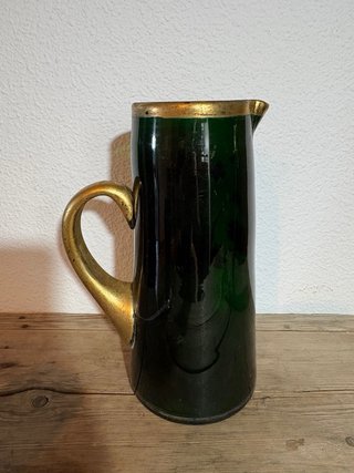 CARAFFA E BICCHIERI IN CRISTALLO ANTICO