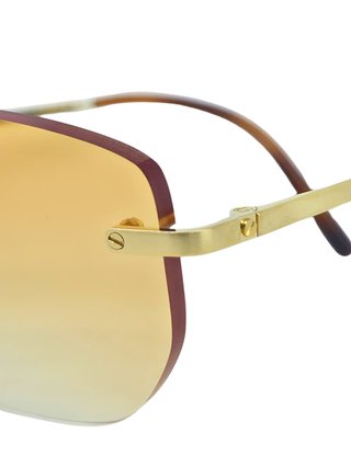 Cartier Vintage T-Eye Gold Titanium Occhiali