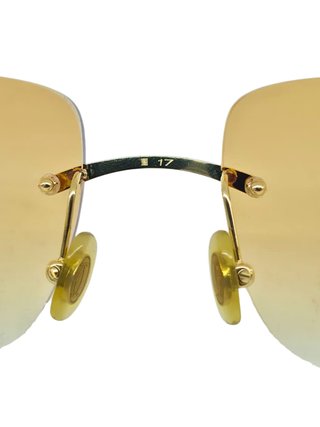 Cartier Vintage T-Eye Gold Titanium Occhiali