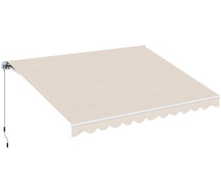 Toldo Retráctil Manual Beige