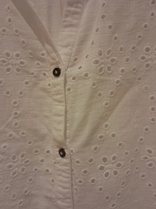Vestido blanco bordado
