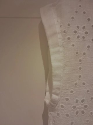 Vestido blanco bordado