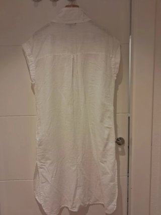 Vestido blanco bordado