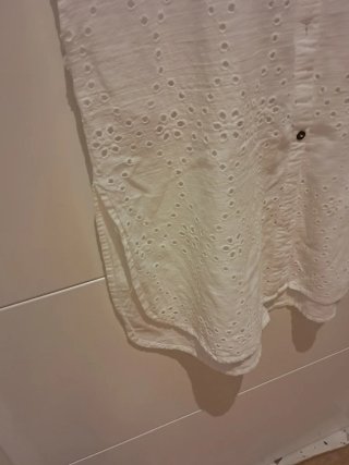Vestido blanco bordado