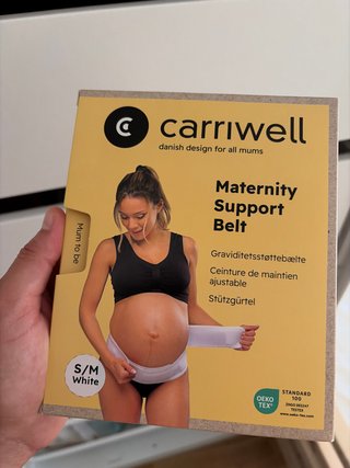 Faja Embarazo Carriwell Blanca Talla S/M