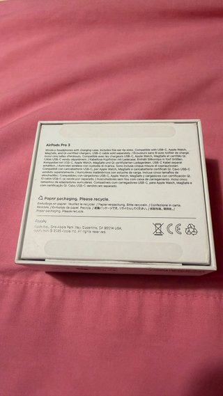 Caja Original AirPods Pro 3