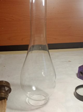 Lampada olio antica Fratelli Santini H37cm