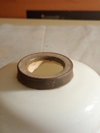 Lampada olio antica Fratelli Santini H37cm