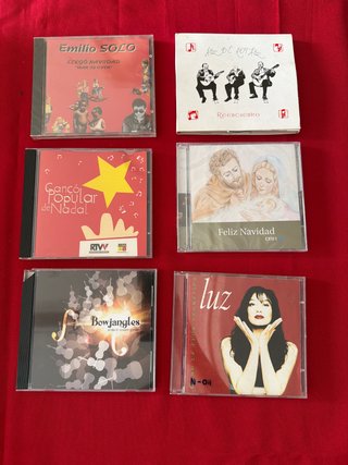 Lote 6 CDs Variados: Emilio Solo, Luz, Bowjangles.