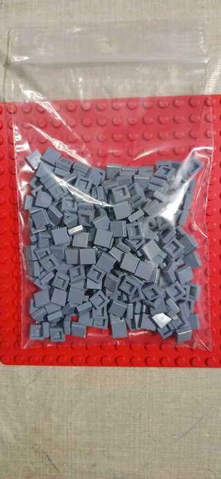 LEGO Tile 1x1 Azul Claro 100 unidades