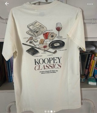 Camiseta Koopey S Crema Logo León