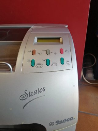 Cafetera Saeco Stratos Plata