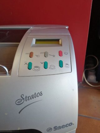 Cafetera Saeco Stratos Plata
