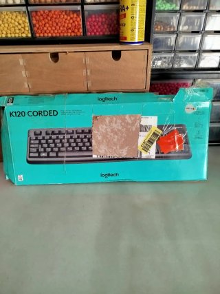 Teclado Logitech K120 Cableado