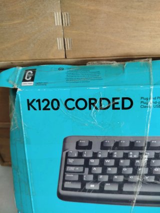 Teclado Logitech K120 Cableado