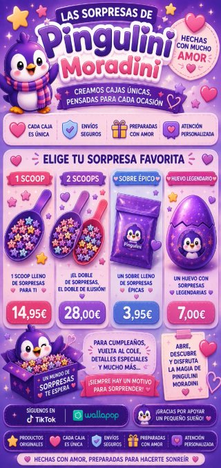 Caja Sorpresa Pingulini Moradini