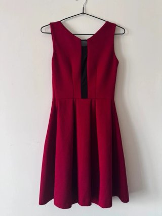 Mini abito rosso