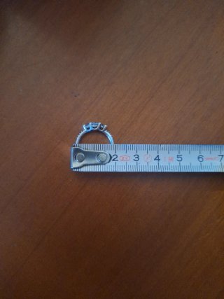 Anillo Pandora compromiso plata