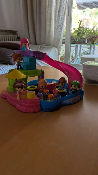 Pinypon Piscina con Tobogán
