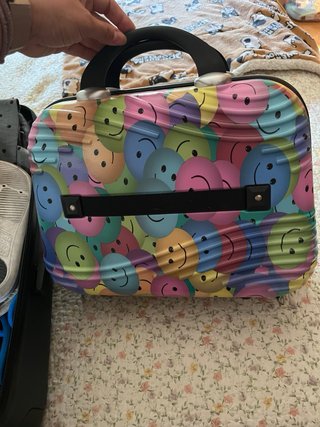 Maleta pequeño viaje smiley multicolor 25x35 x13