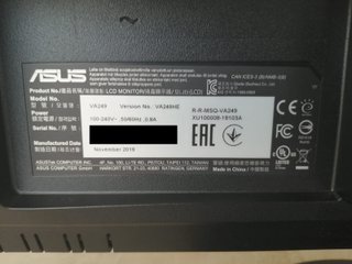 Monitor ASUS VA249HE 24 Full HD