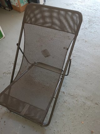 Silla plegable Lafuma gris