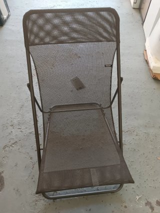 Silla plegable Lafuma gris