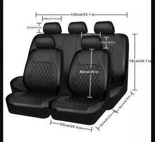FUNDAS ASIENTOS COCHE CUERO POLIPIEL UNIVERSALES