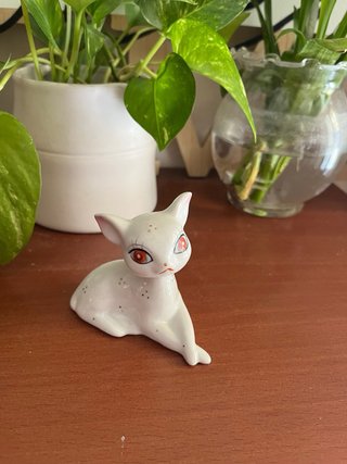 Porcellana gatto decorativo