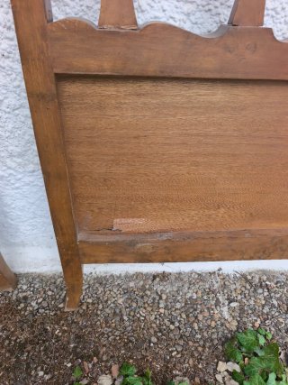 Cabeceros madera pino cama 90cm