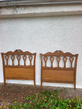 Cabeceros madera pino cama 90cm