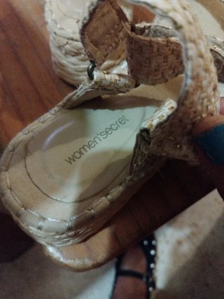 Sandalias Woman Secret Beige