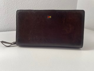 Billetera Tommy Hilfiger Piel Marrón Larga