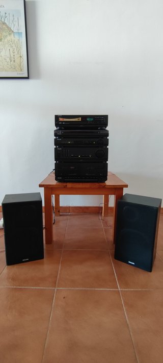 Equipo Música Philips 5 Módulos + 2 Altavoces