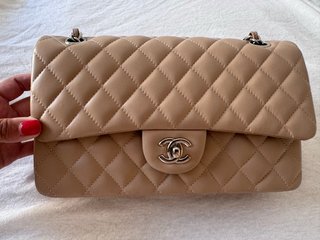 Bolso Chanel Piel Beige