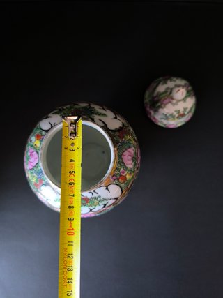 Pote com Tampa 21cm Porcelana