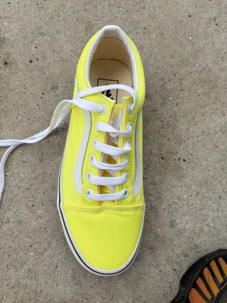 Vans amarillas talla 36.5
