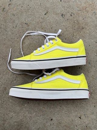 Vans amarillas talla 36.5