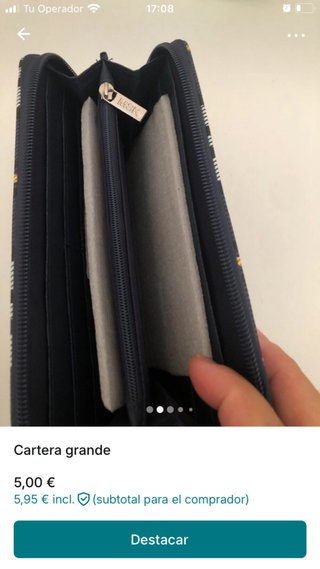 Cartera Misako grande cuadros