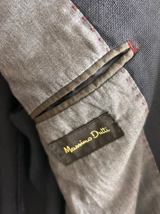 Americana Massimo Dutti Azul
