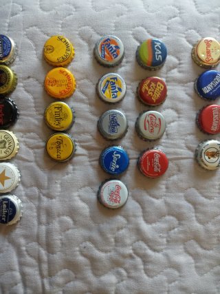 Lote chapas antiguas 1999 (36 unidades)