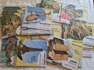 Lote Puzzles 3D Madera